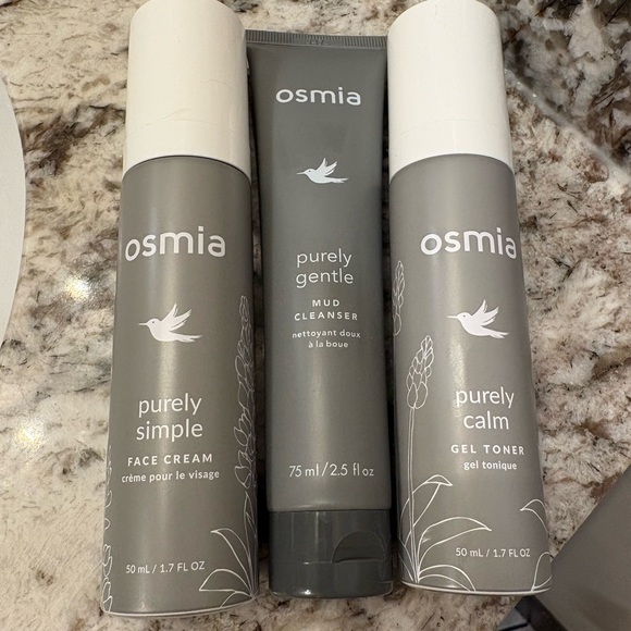 Other - Osmia Skincare Set - Face Cream, Mud Cleanser, Gel Toner
